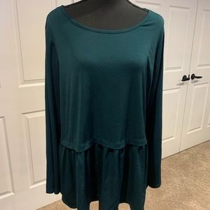 Dark green top